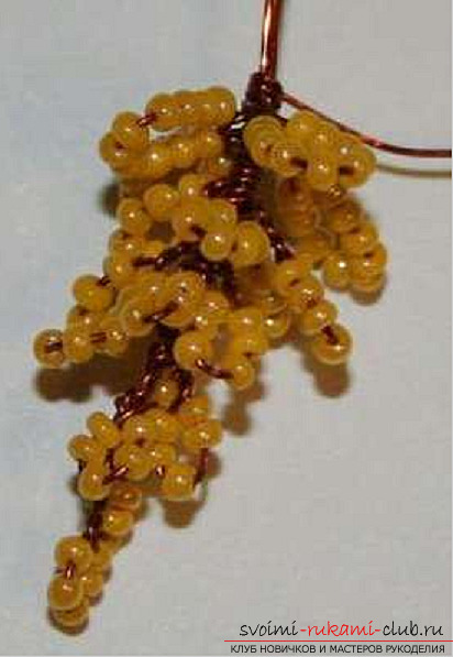 Acacia made from beads. Photo №5