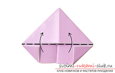 Jak zrobić origami łabędź z papierem. własnymi rękami i za darmo .. Zdjęcie №7