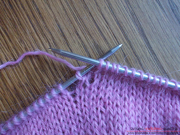 We knit socks with a suture for beginners. Photo №7