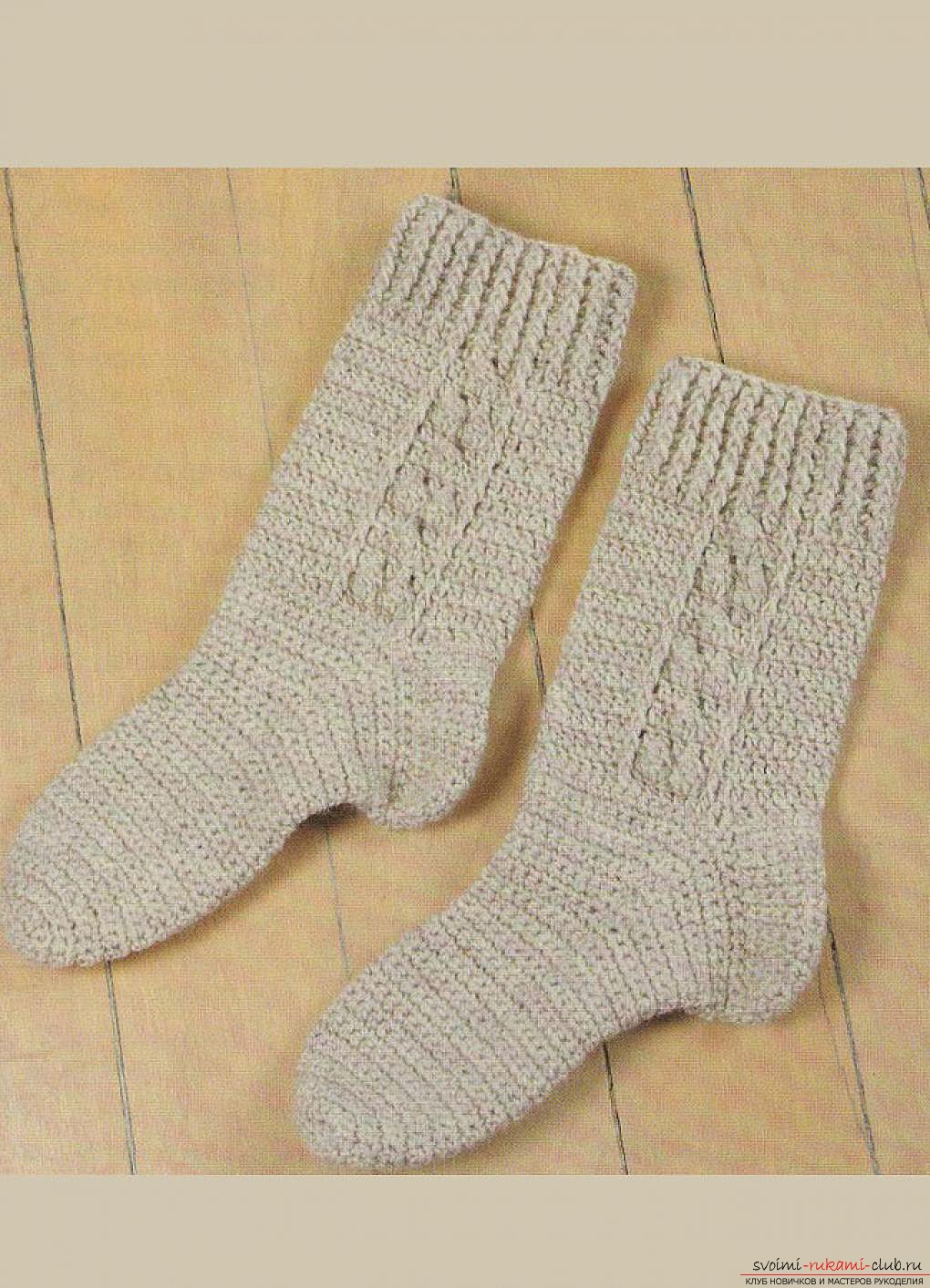 crocheted charming socks. Photo №1