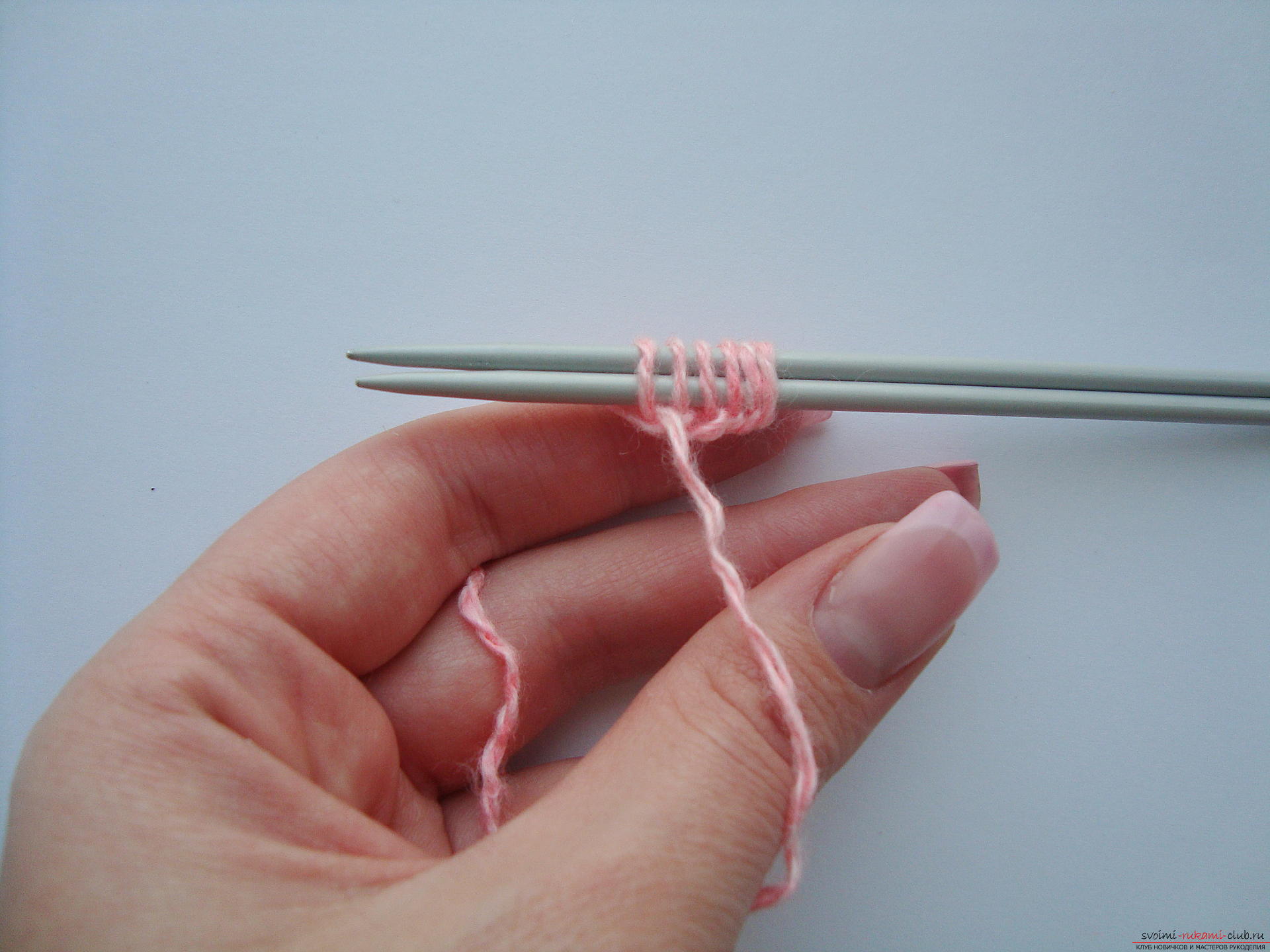 Photo-instruction on knitting needles-napkins under the hot. Photo №4