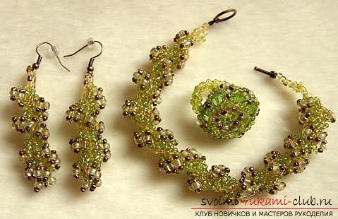 Various schemes of weaving beads from beads. Ornaments with the help of possible techniques of beading .. Picture №1