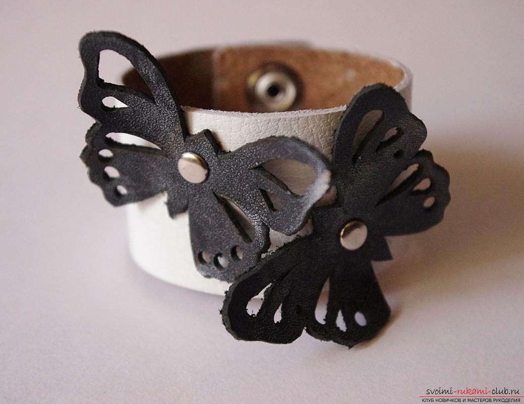 Leather bracelet for your beloved .. Picture №3