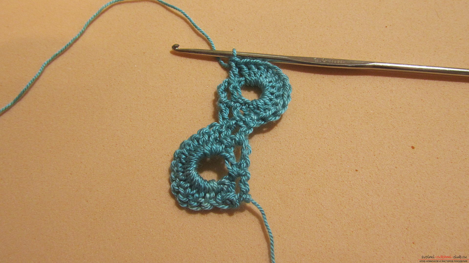 The master class will tell you in detail about crochet work on an openwork scarf. Photo number 17