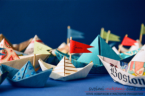 Направи красив кораб от хартия. Схема на оригами от снимки .. Снимка # 2
