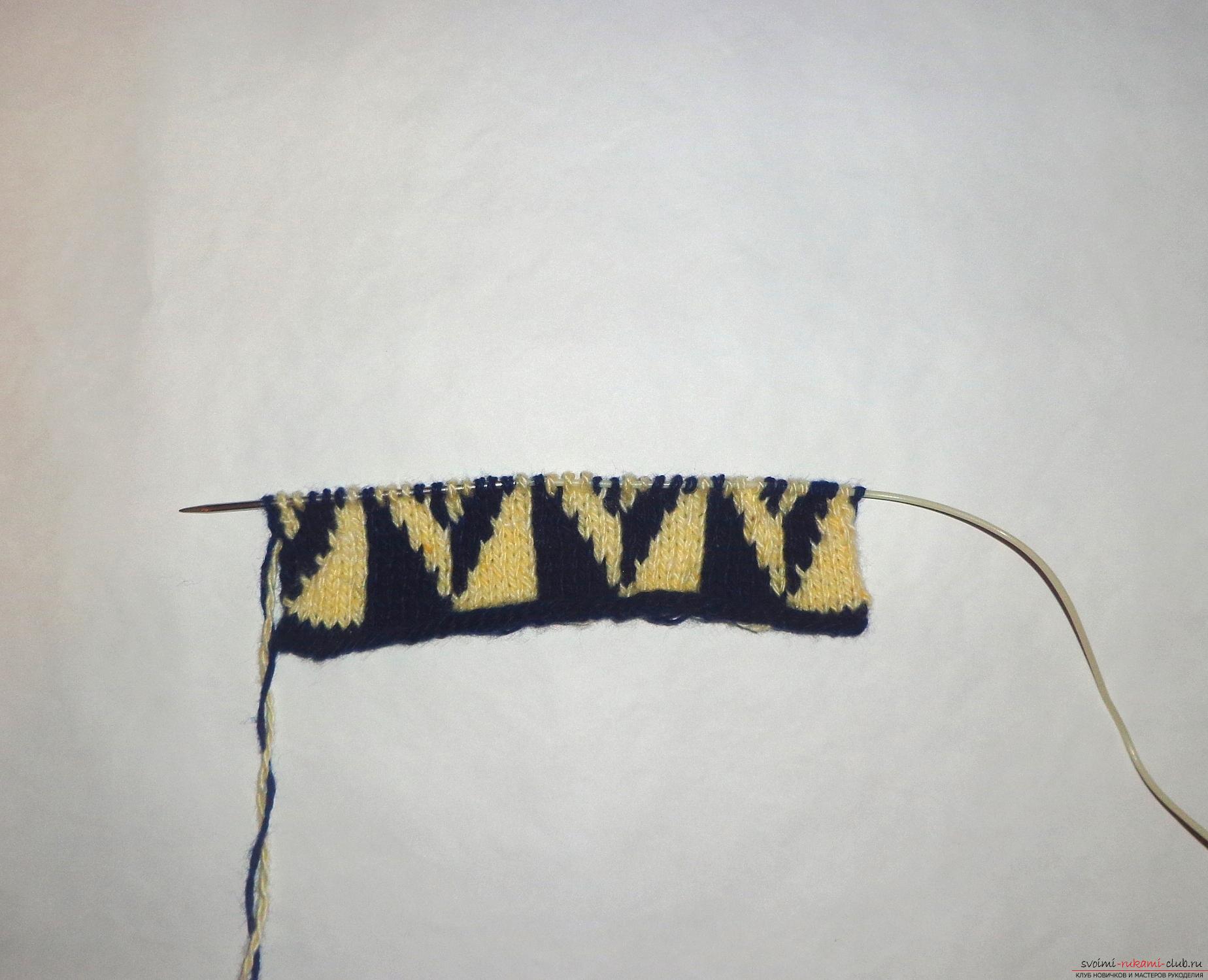 The master class will tell you how to create a knitted stylish knitting needle with your own hands. Photo # 2