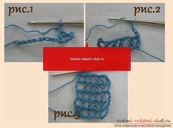 Openwork pattern for a scarf crocheted - a diagram and a description of an openwork pattern with their own hands. Photo №1