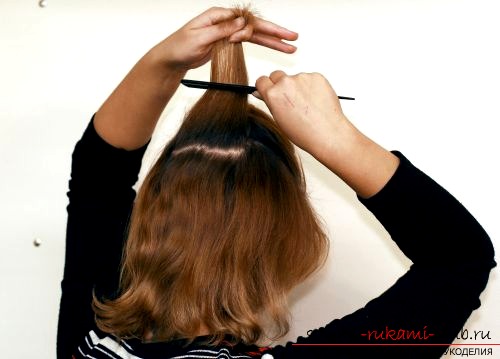 Hairstyle "κέλυφος": απλό και κομψό. Φωτογραφία №1