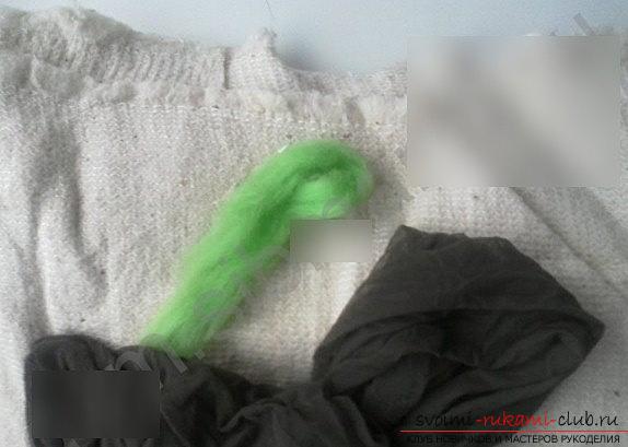 Creating a New Year's toy with the technique of felting for beginners - a master class. Photo №1