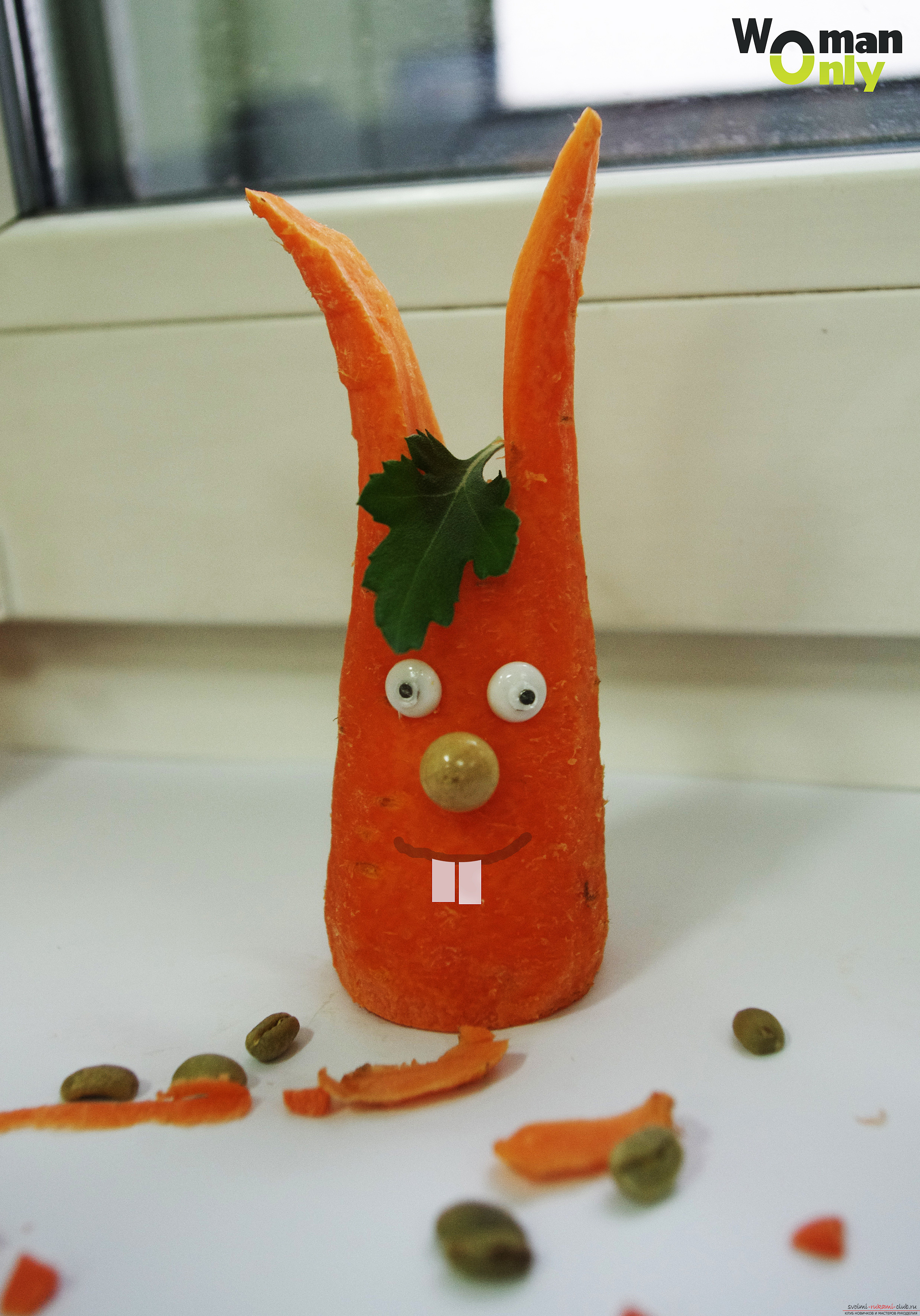 Crafts made of carrots made by own hands on a holiday. Simple and necessary advice .. Photo # 2