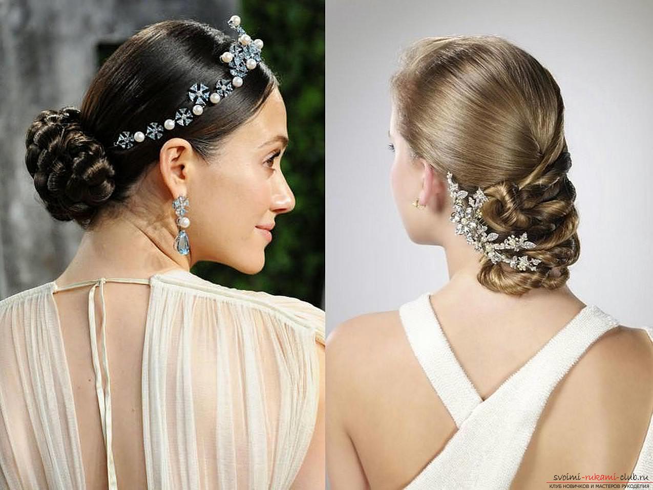 Photo gallery of wedding hairstyles for hair of different length. Photo Number 11
