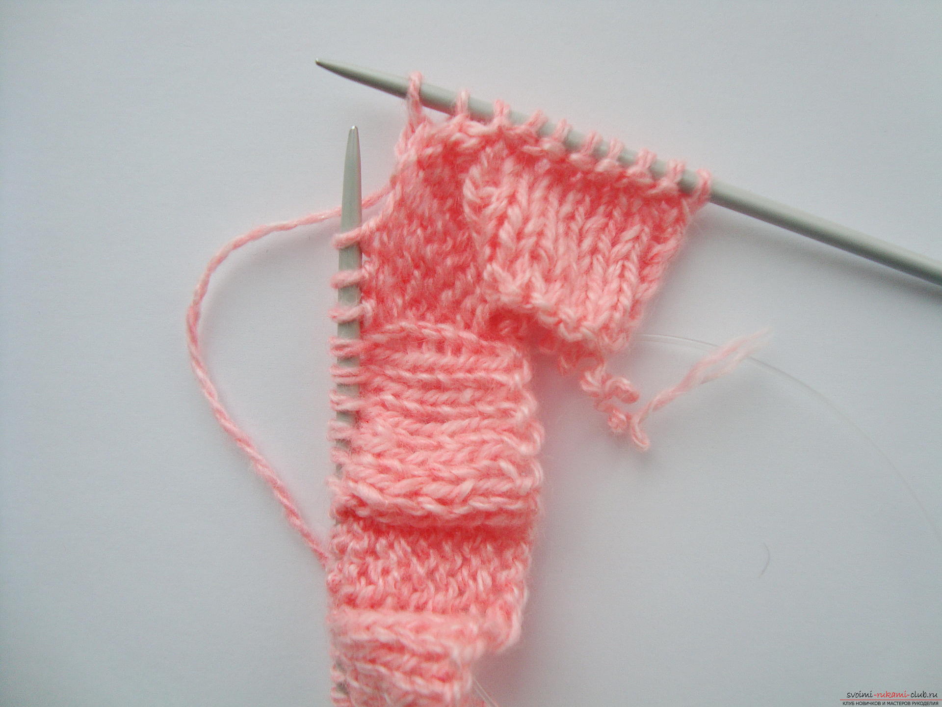 Photo-instruction on knitting needles-napkins under the hot. Photo №6