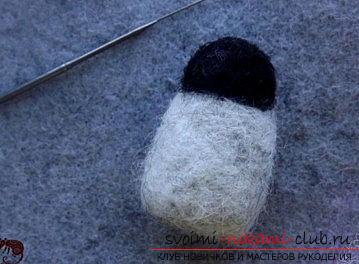 How to make a New Year gift on the felting technique ?. Photo №4