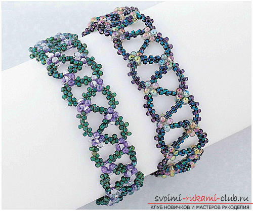 Free schemes and master classes with a photo on the weaving of baubles and beads .. Picture №1