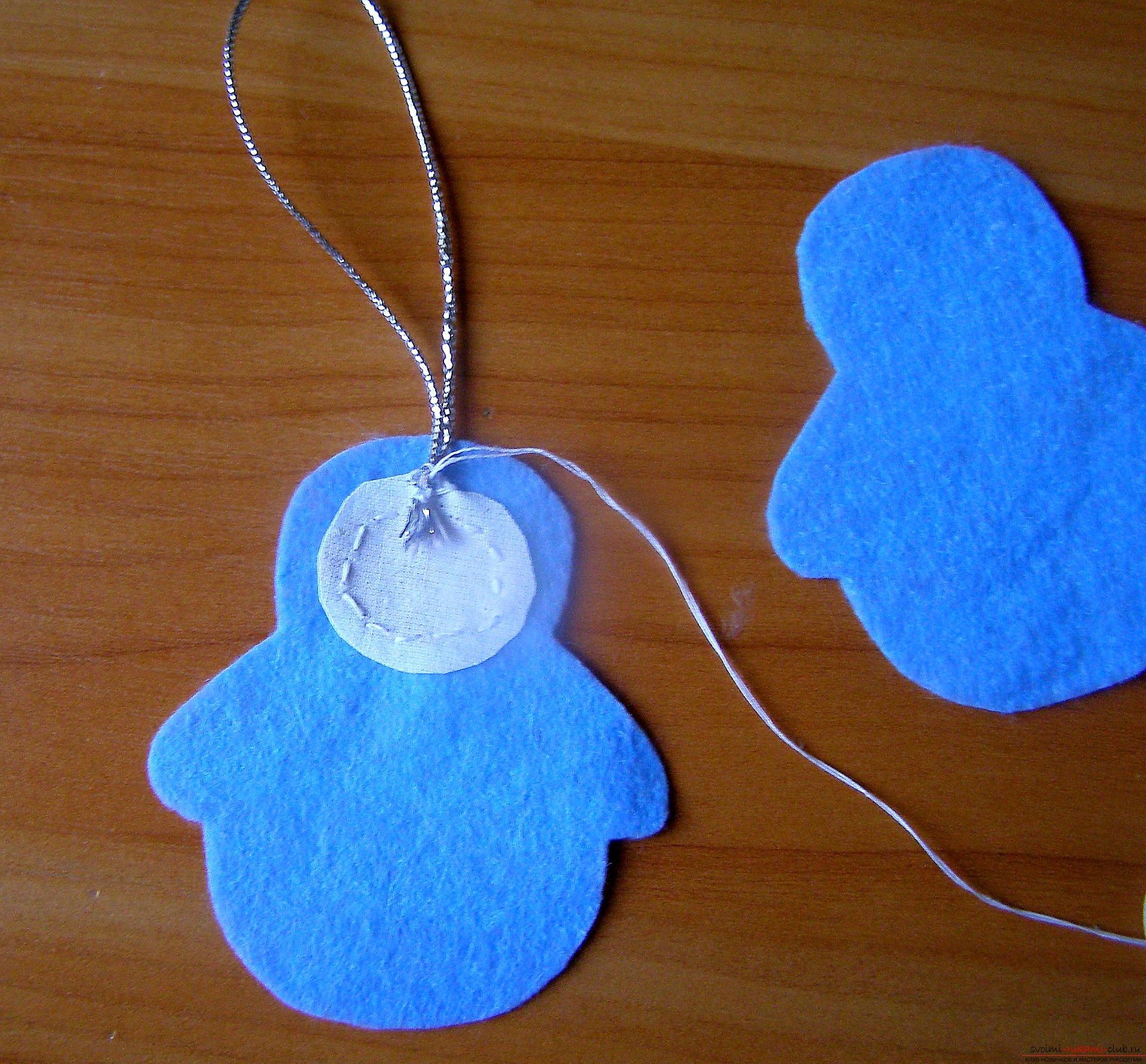This master class with a pattern will teach you how to make your own felt toys .. Photo # 13