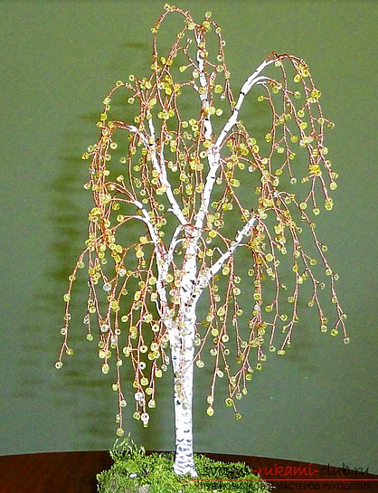 A bead tree with an explanation of the beadworking method for beginners .. Photo # 1