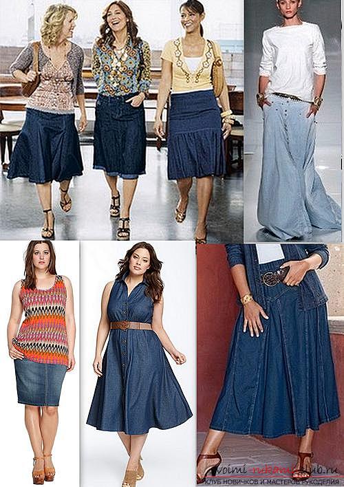 A stylish summer skirt for a full woman with her own hands. Photo №6