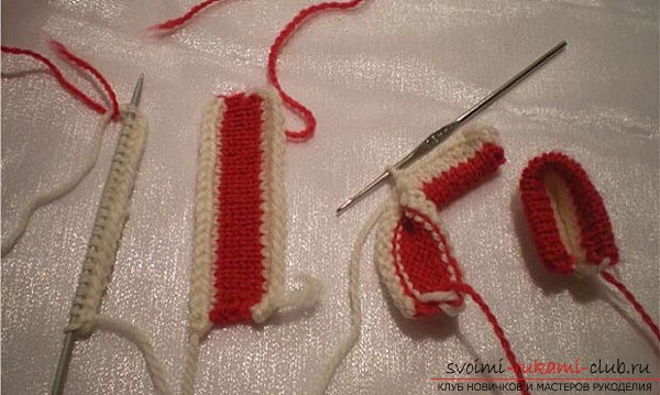 Knitted knitting needles baby bunnies for children. Photo №6