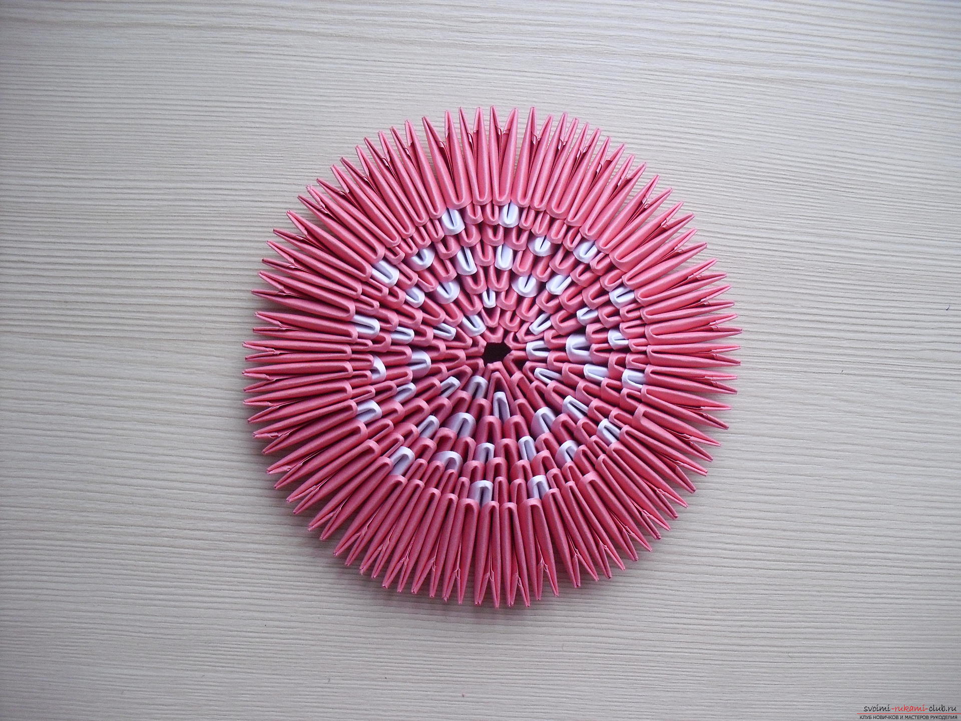 This master class will teach you how to make a modular origami - a fly agaric mushroom .. Photo # 11