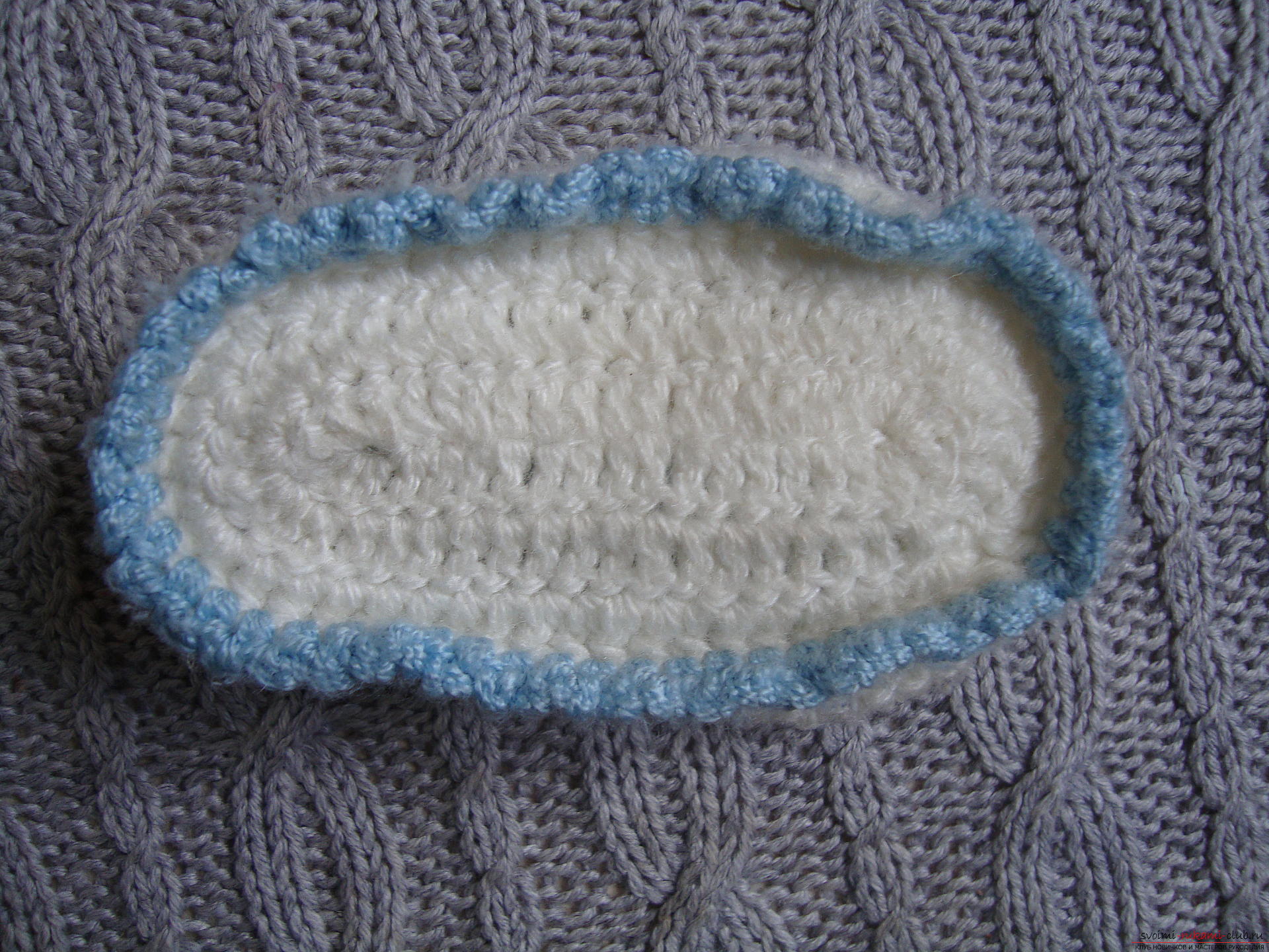 Photo to a lesson on crocheting pinets for a boy. Picture №3