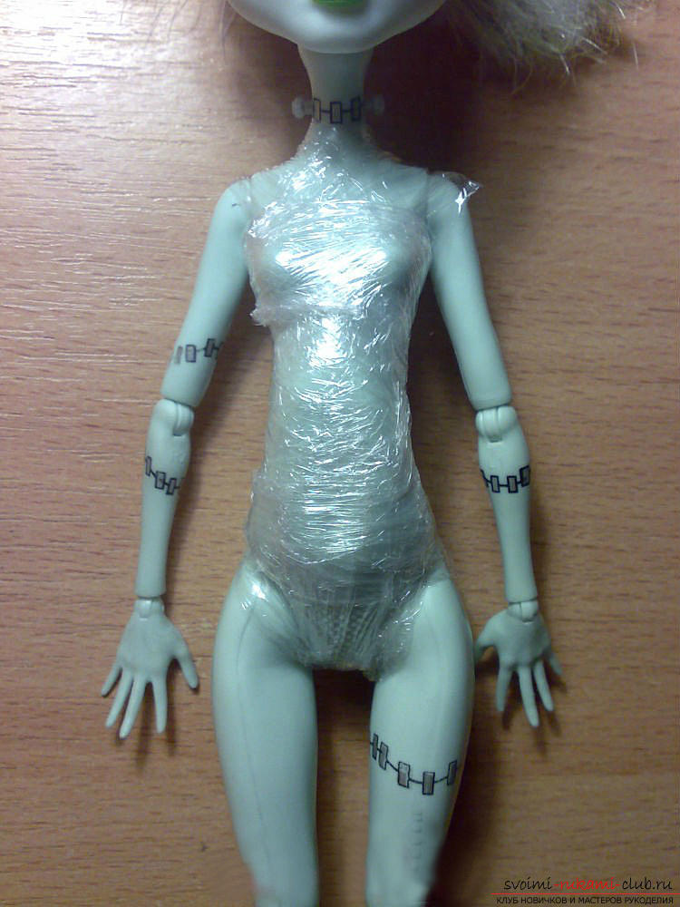 Recommendations for building a pattern of clothes for a monster doll by a high-speed method .. Photo # 2