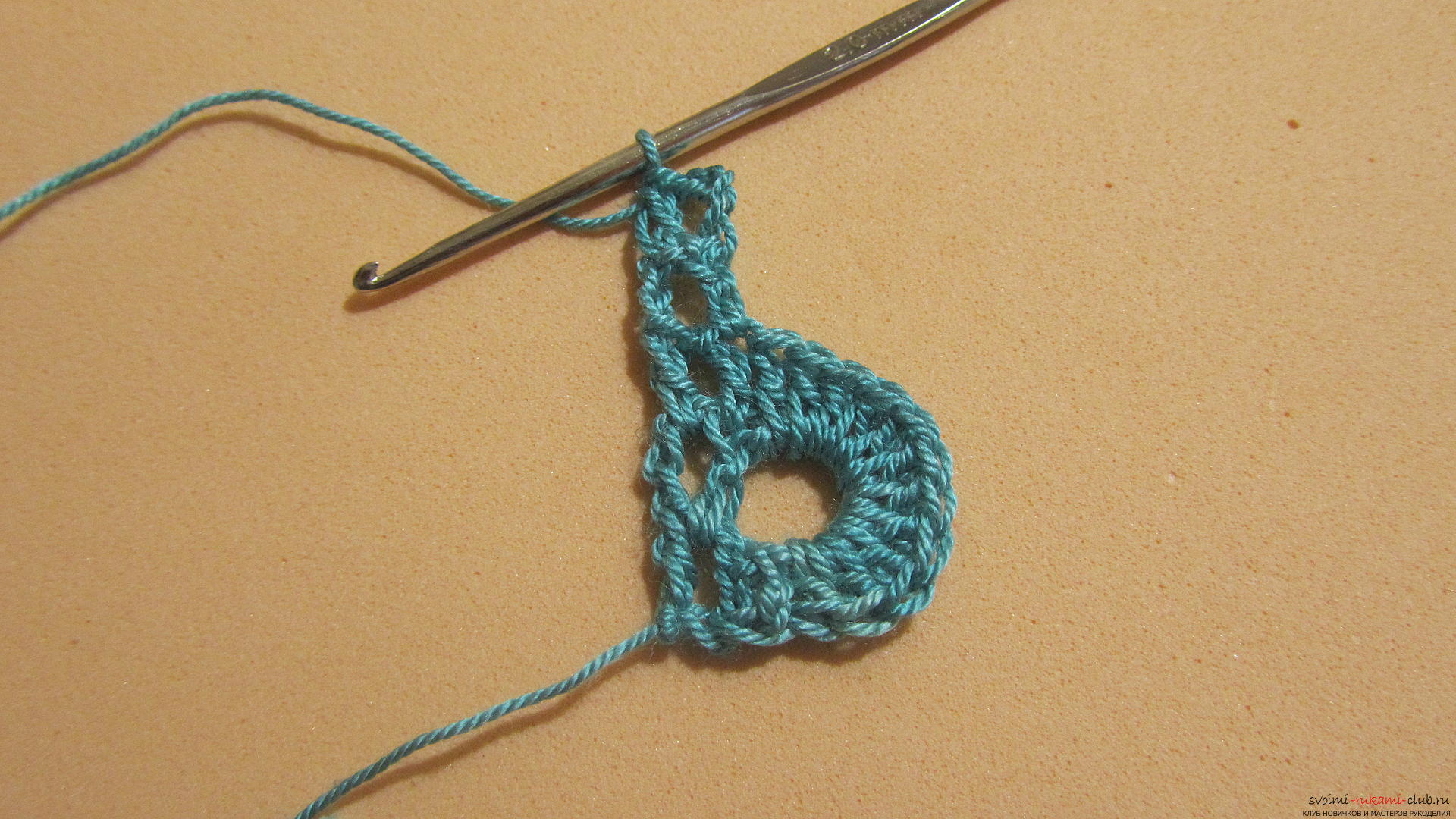 The master class will tell you in detail about crochet work on an openwork scarf. Photo number 12