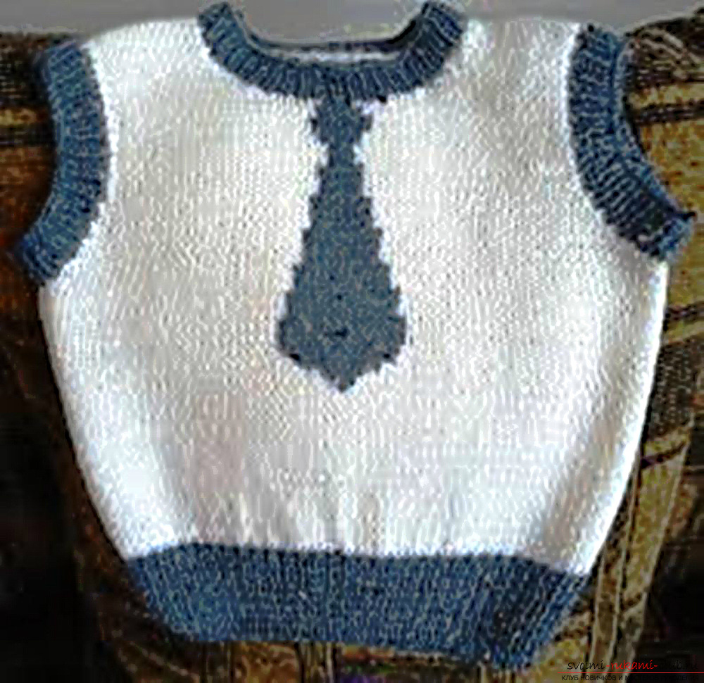 knitted children's vest. Photo №6