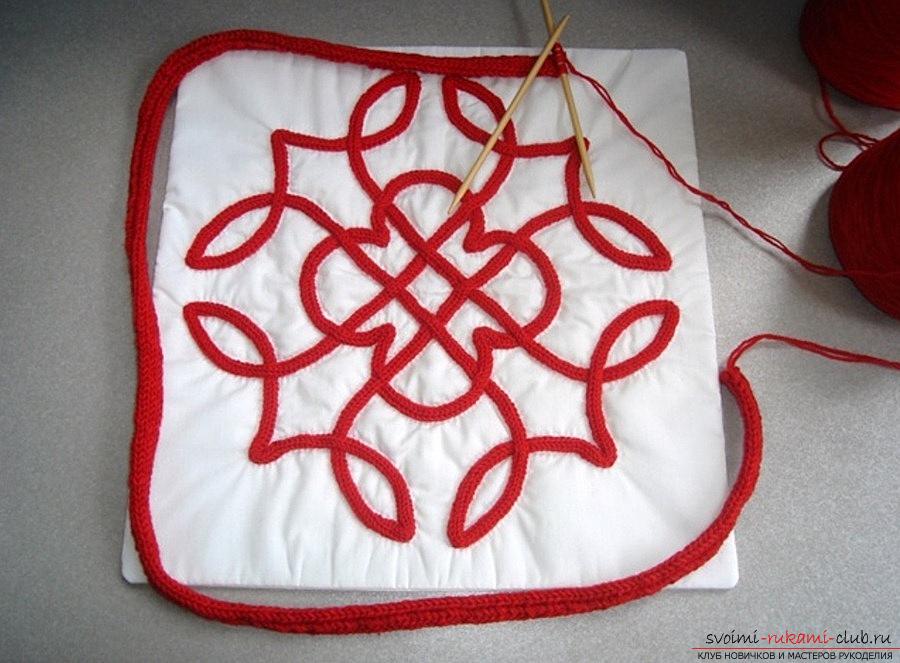 Celtic pillow with your own hands, Celtic cushion patterns - master class. Photo №7