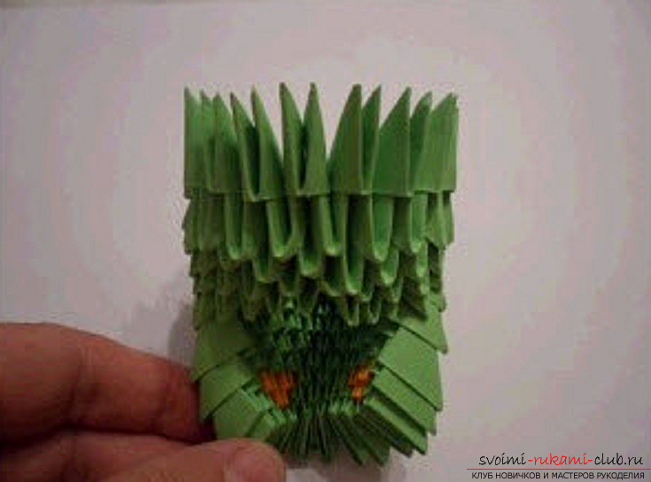 modular origami dragon. Photo number83