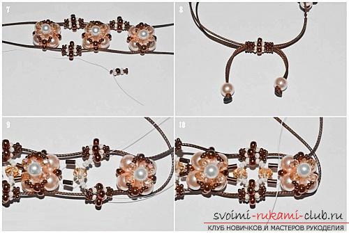 Free schemes and master classes with a photo on weaving baubles of beads and beads .. Photo №9