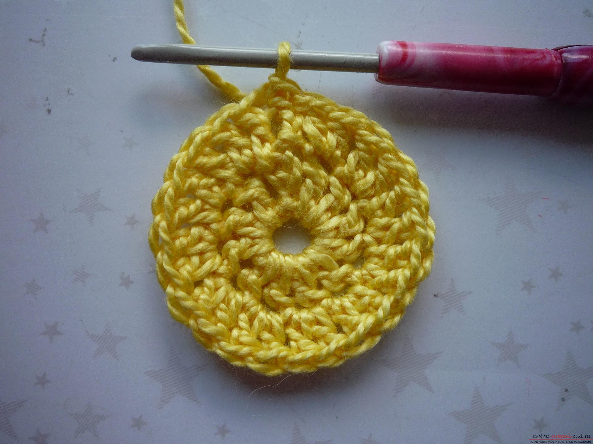 This detailed master class contains crochet lessons for beginners and will teach how to crochet a summer hat .. Photo # 5