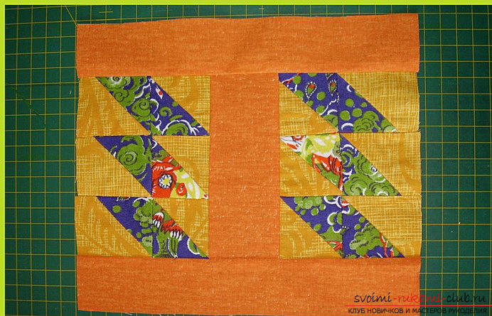 Sewing a pencil case using the Japanese patchwork technique. Picture №10