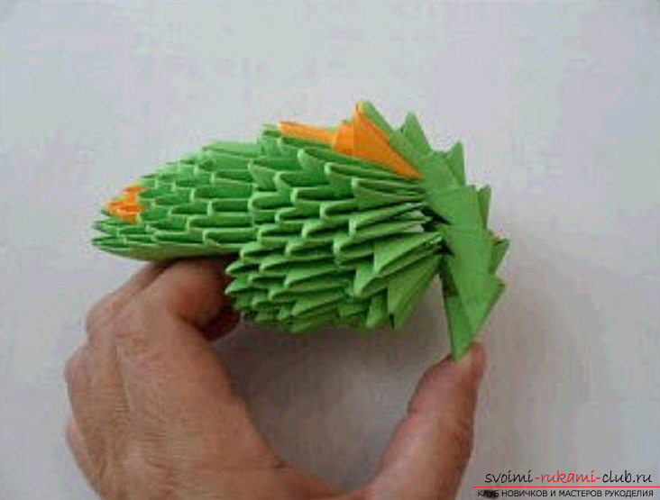 modular origami dragon. Photo №89