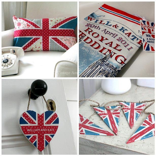 Stijlvolle accessoires met de Engelse vlag - ideeën met foto's