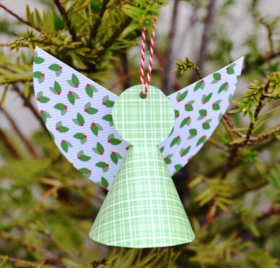 Pleated Paper Angel Ornament
