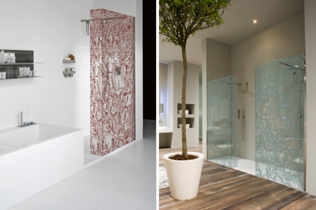 glass shower doors, WallPaper