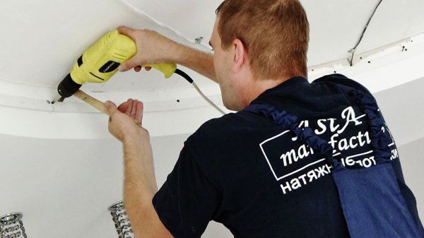 specialist AstaM installs stretch ceiling