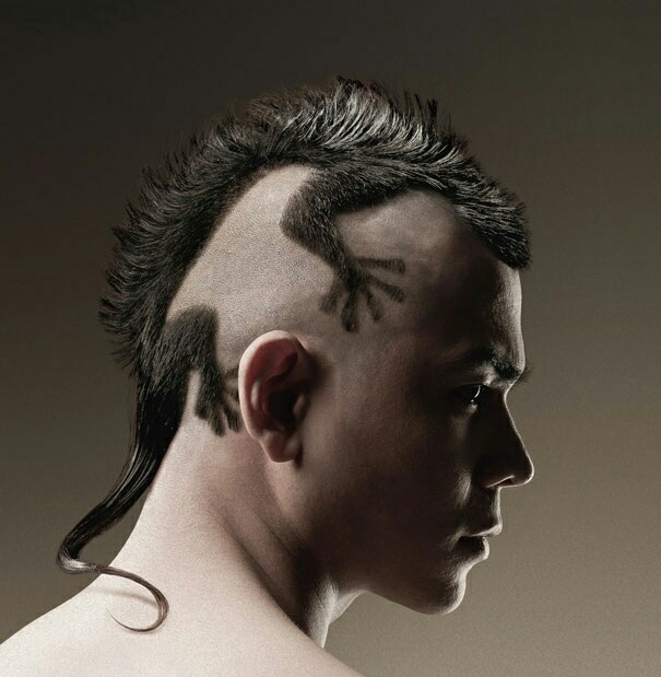 The most topical masculine hairstyles for short hair. Photo №8