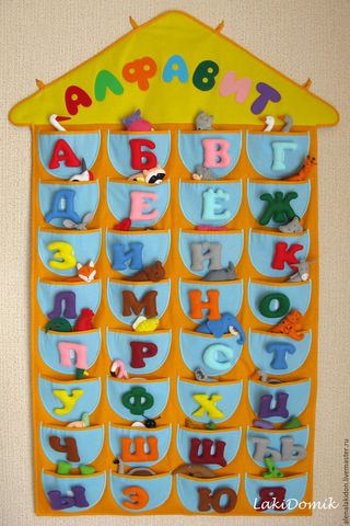 The alphabet with pockets