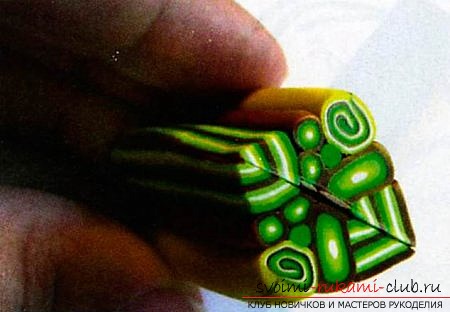 We make a pendant made of polymer clay. Photo number 15