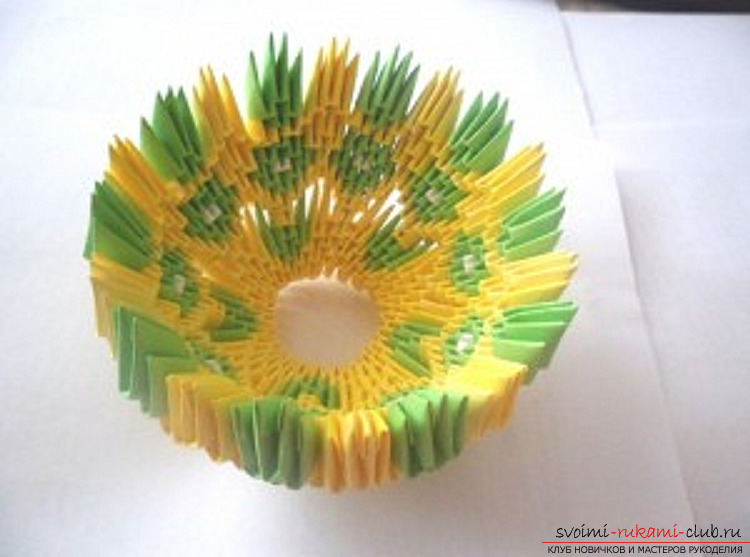 Modular origami vase. Photo number 12