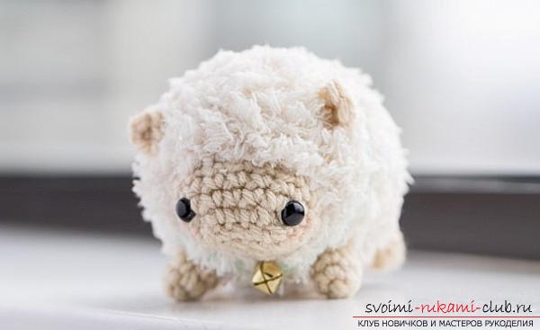 Tie the lamb amigurumi with your own hands using the hook: step-by-step description and photo. Photo №1