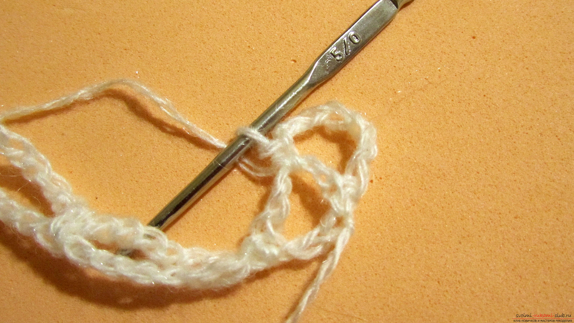The master class is dedicated to knitting a beautiful stitch with a crochet. Photo №8