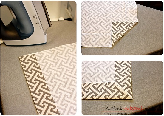 an instruction to create simple Roman curtains for the kitchen. Photo №1