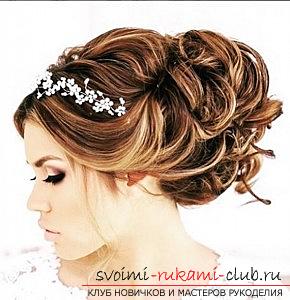 A lot of wedding hairstyles for 2016 with their own hands. Photo №32