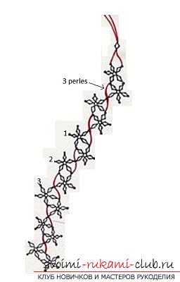 Кілька майстер класів з плетіння кольє з бісеру і намистин, фото готових виробів .. Фото №3