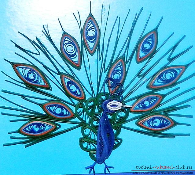 This master class of quilling will teach you how to make a postcard yourself. Photo # 3