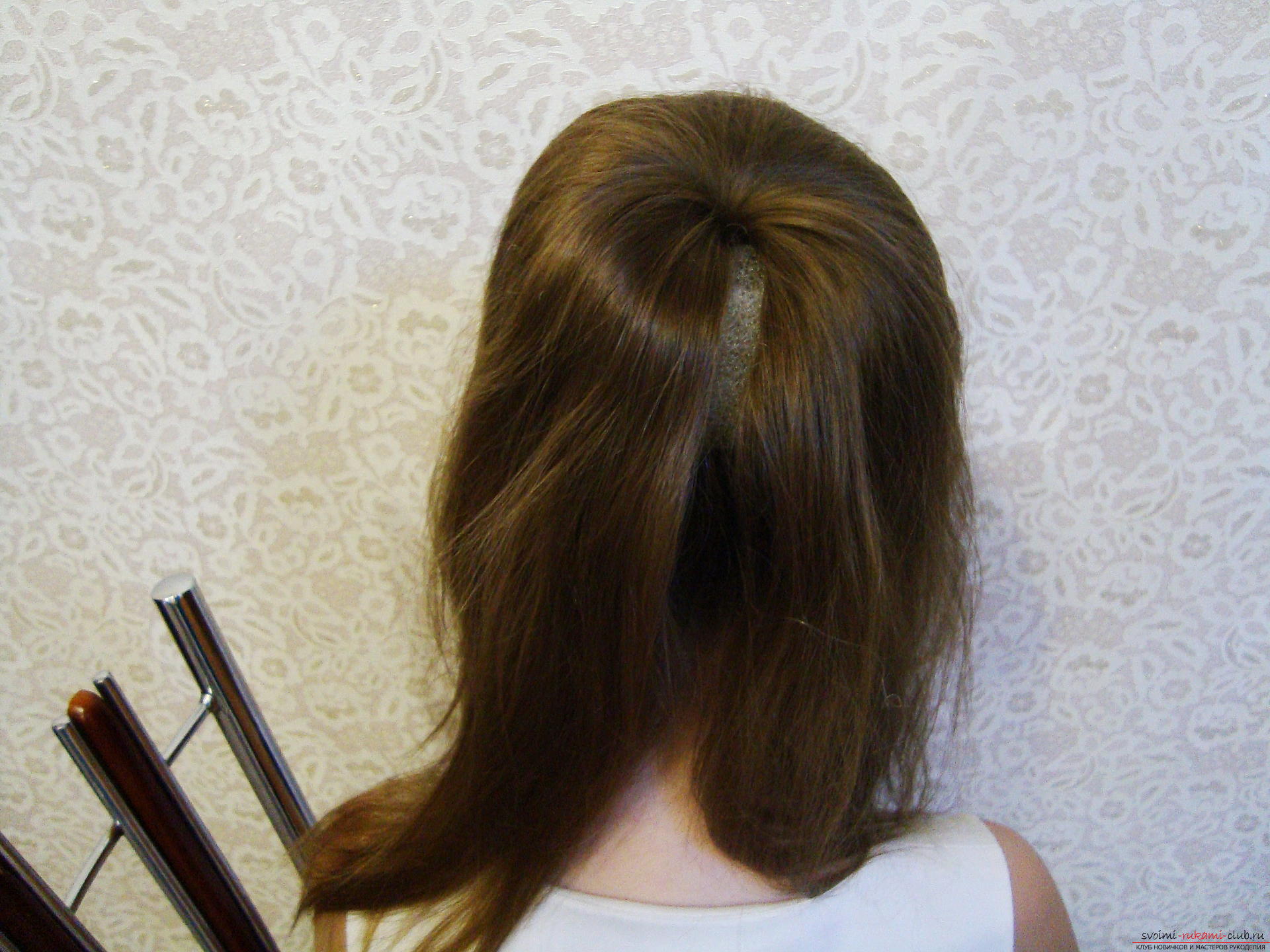 Photo to the lesson on the creation of a hairstyle for the New Year. Photo №4