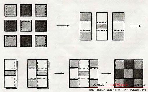 Decorative and applied art, the technique of patchwork sewing. Photo №7