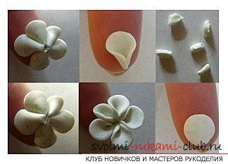 Bouquet of roses and lilies - flowers from polymer clay and polymer flowers with their own hands. Picture №3